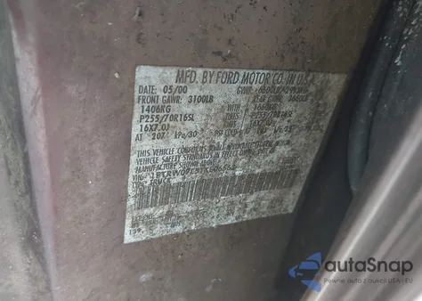 2001 Ford F-150 Harley-Davidson Edition/King Ranch Edition/Lariat/Xlt z USA, uszkodzony, nr VIN 1FTRW07L51KE06562